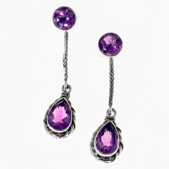 Amethyst Splendor Earrings - Picture 1 of 1
